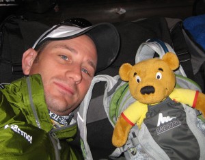 Teddy and Pete on the Transalpine Trail - Transalpine Race 2010